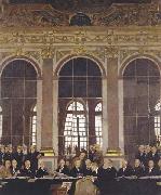 Sir William Orpen The Signing of Peace in the Hall of Mirrors,Versailles USA oil painting artist